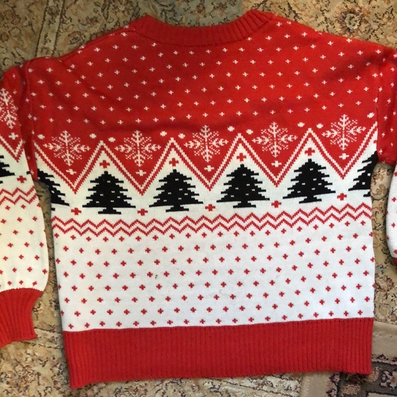 COCA COLA Size XS Snow Polarbear Sweater Cozy ChristmasTree Coke Drinking $69NEW - Picture 12 of 16